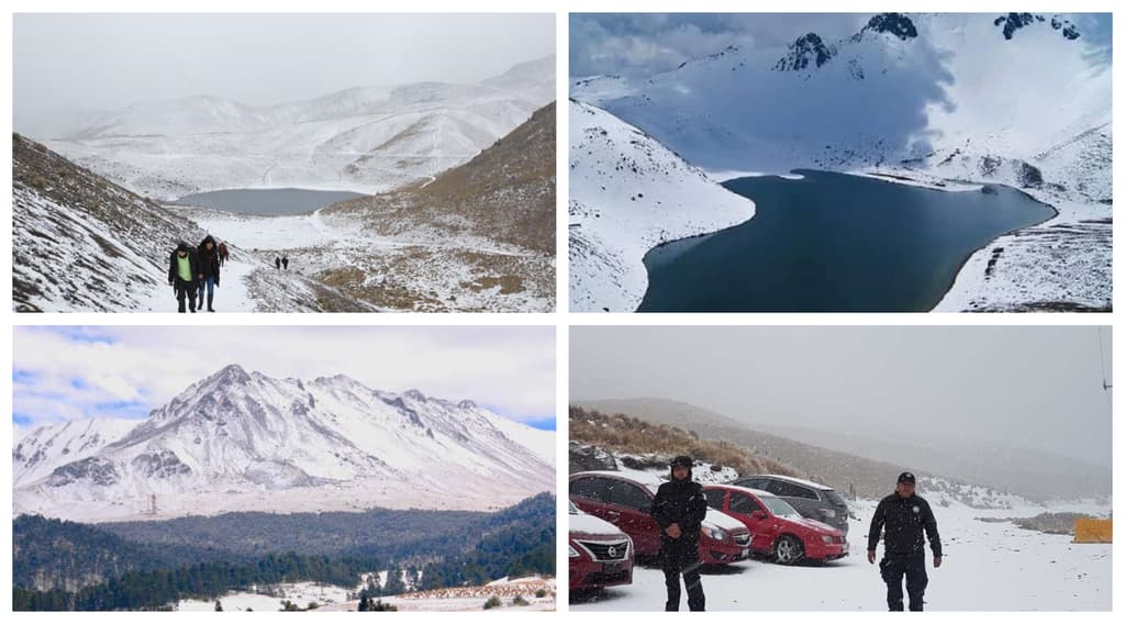 Nieve en el nevado de Toluca