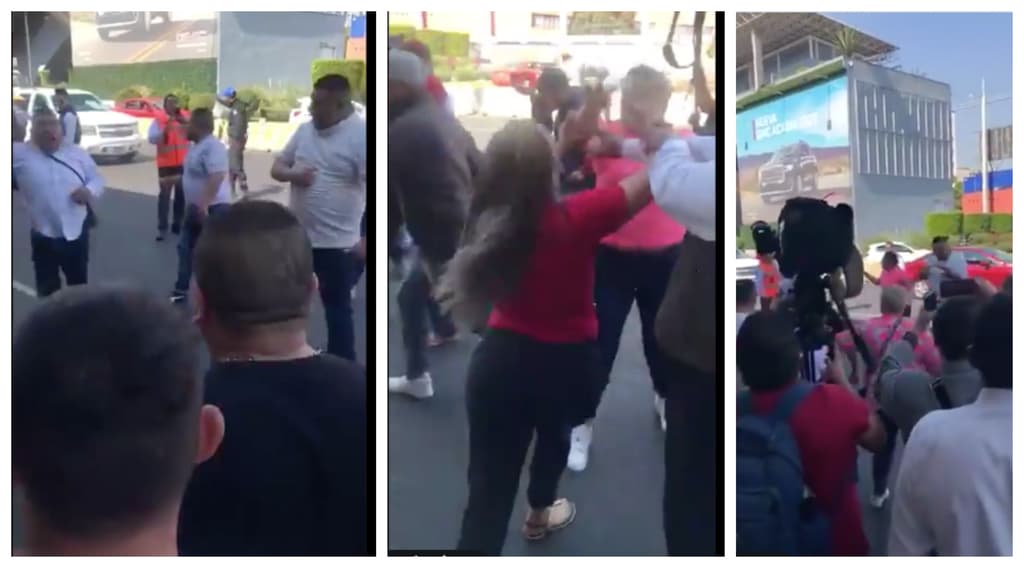 pelea en la terminal 1