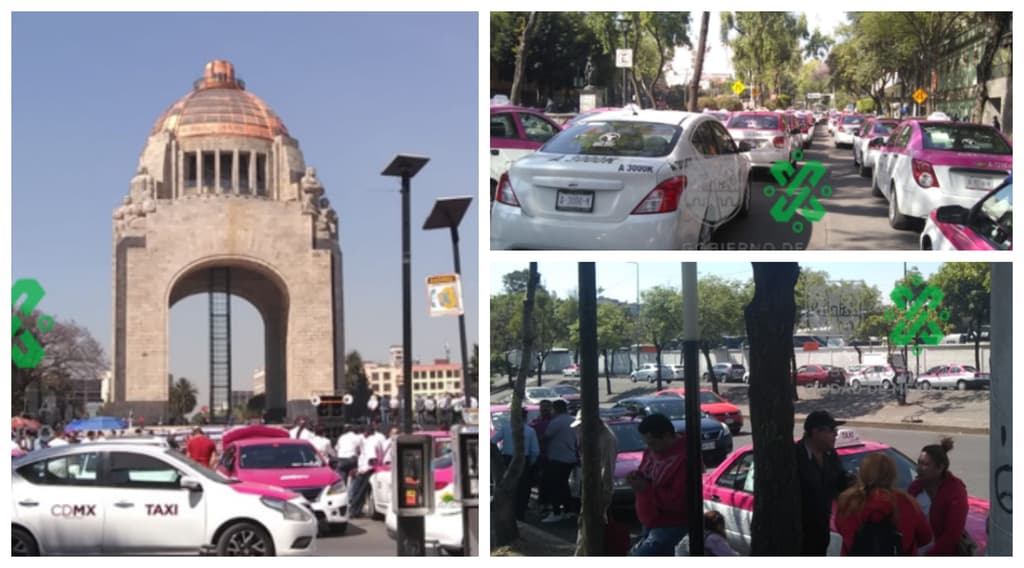 cierres por la marcha de taxistas