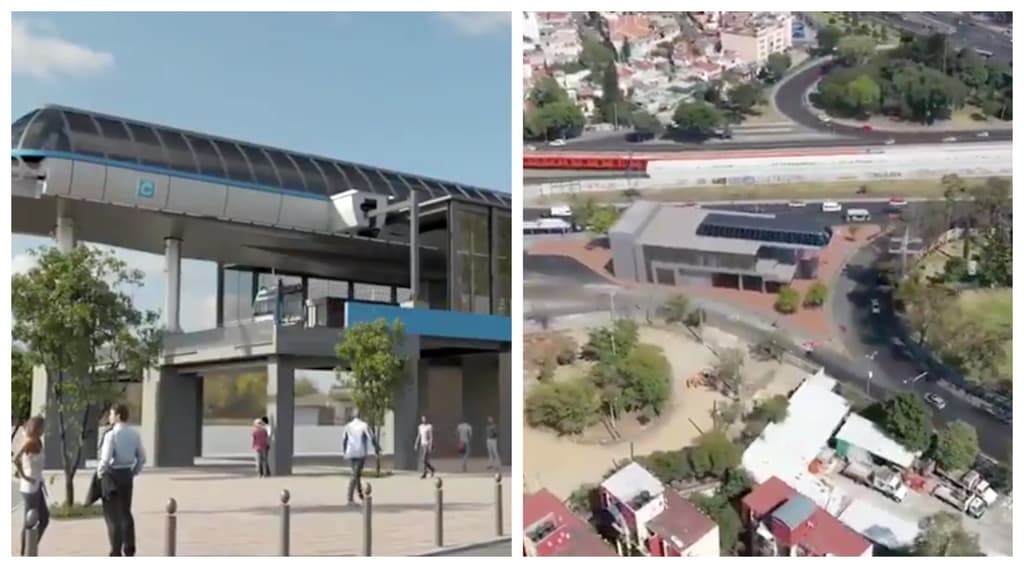 avance de la línea 2 del cablebús