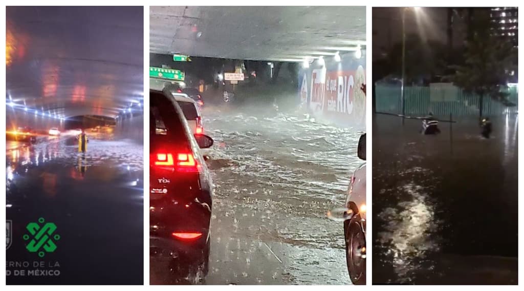 Fotos y videos del aguacero