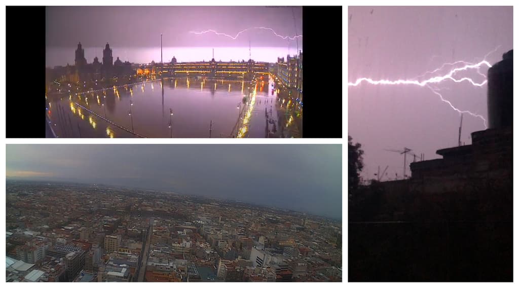 tormenta eléctrica en CDMX