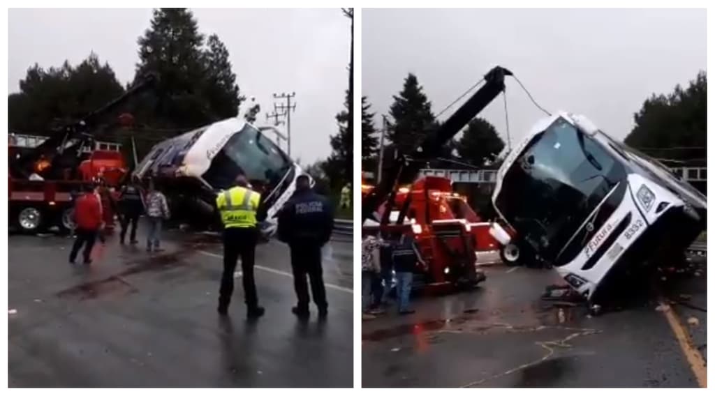 accidente en la México-Toluca