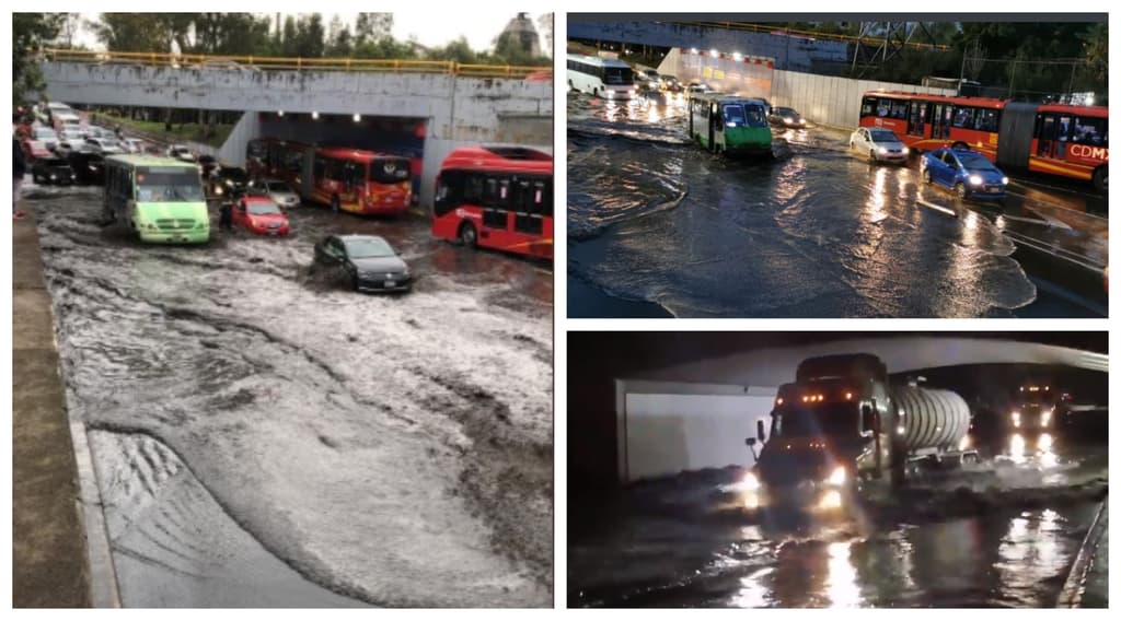 Inundaciones en Insurgentes Norte