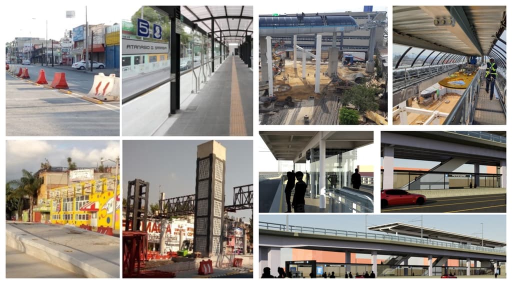 Obras de transporte en cdmx