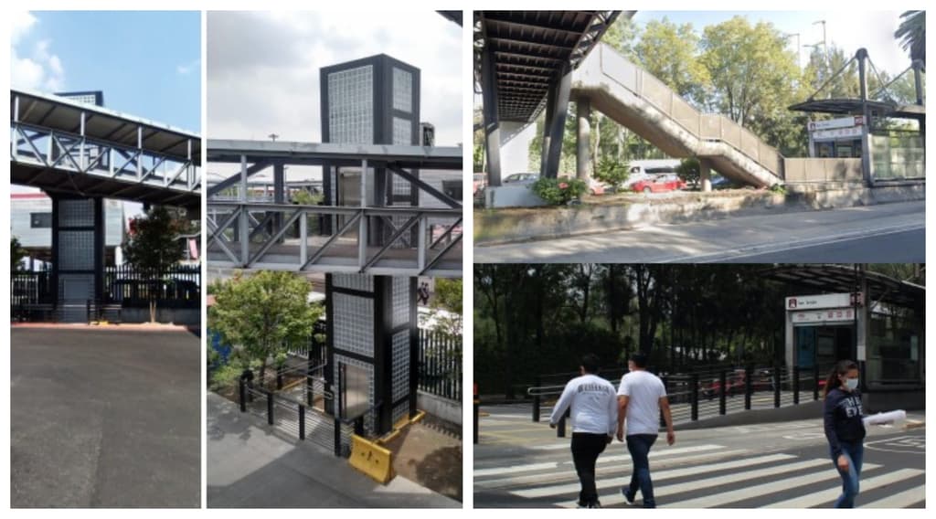 Obras en estaciones del metrobús