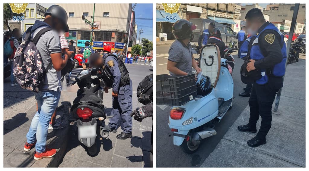 revisiones a motociclistas