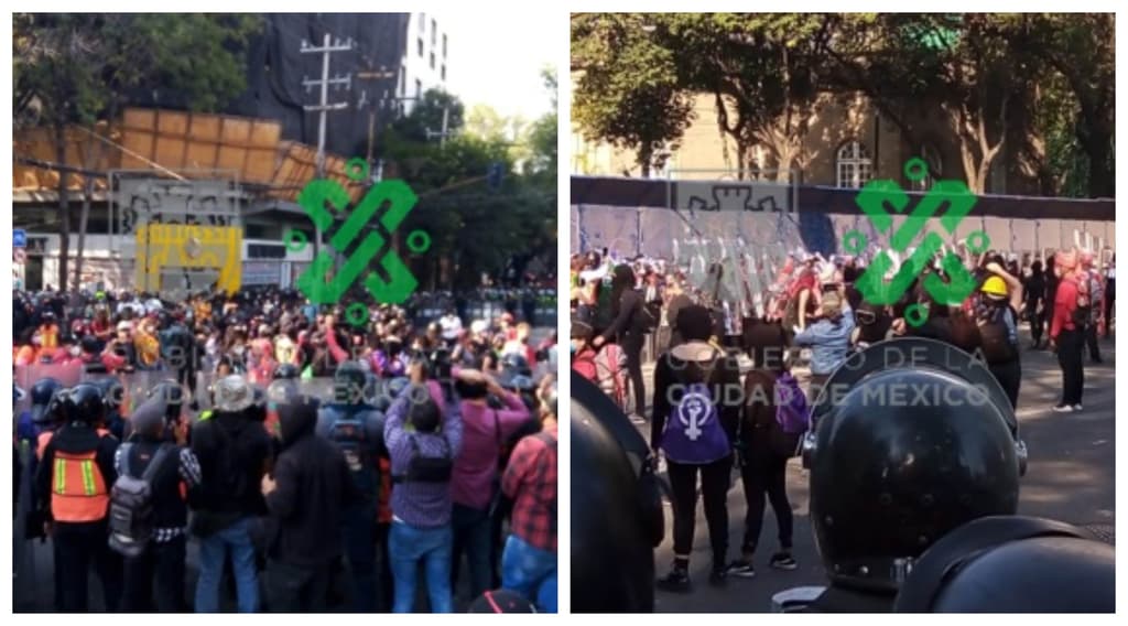 represión de mujeres en Cancún