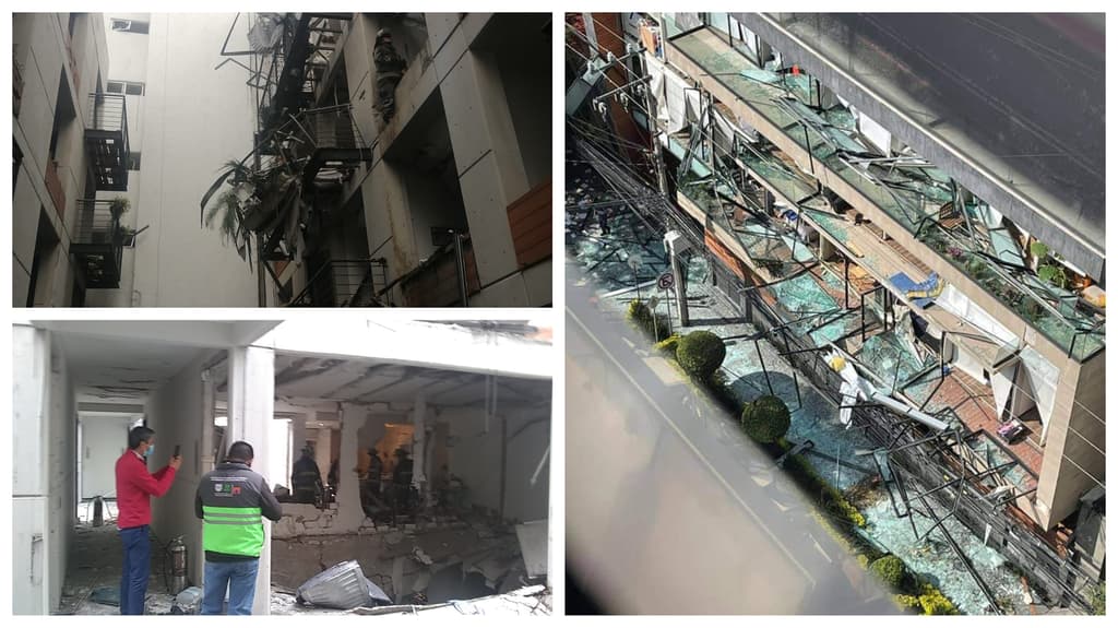 explosión en edificio de avenida Coyoacán