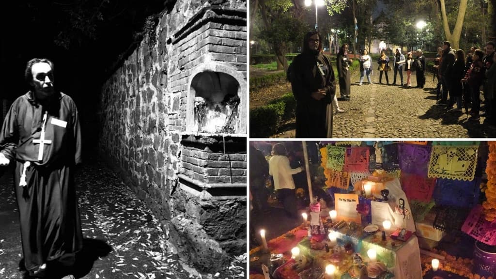 Callejoneada de terror en Coyoacán