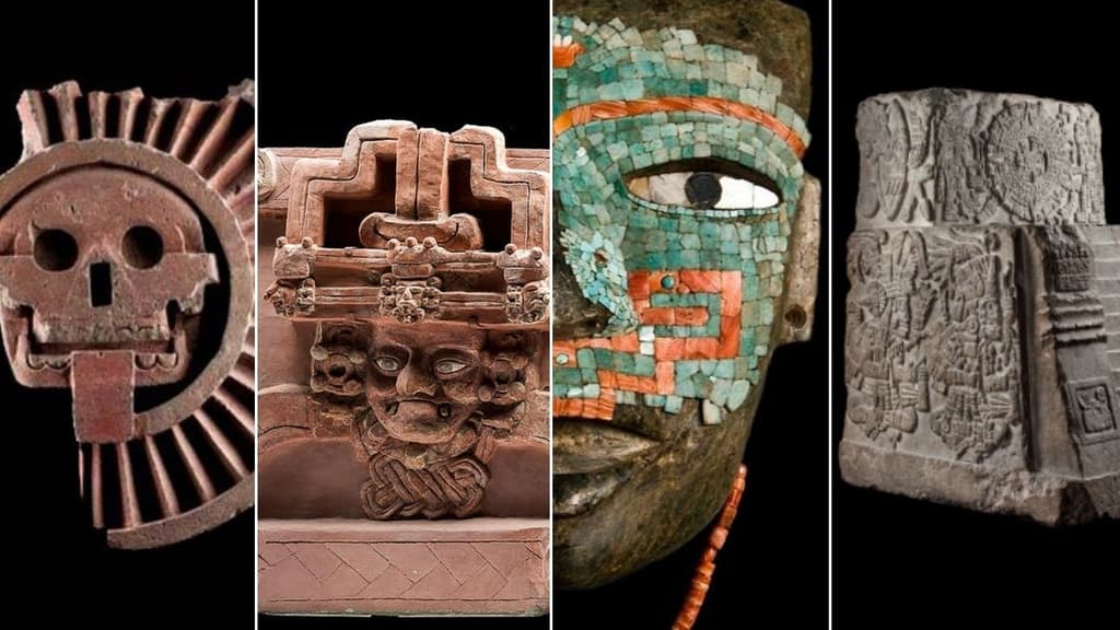 Piezas del museo de antropología