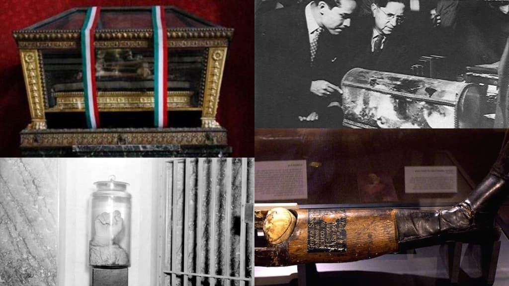 Reliquias raras de personajes históricos