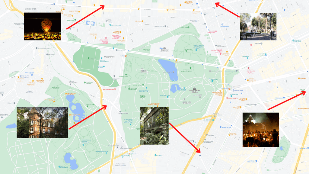 mapa de barrios mágicos en la CDMX