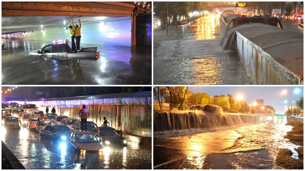inundación en Viaducto