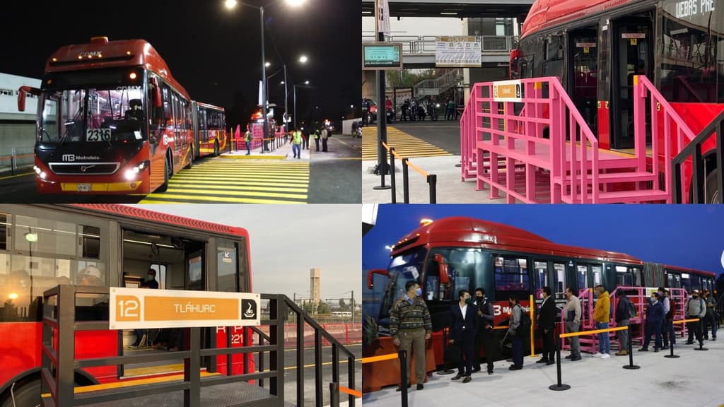 servicio provisonal de metrobús en tláhuac