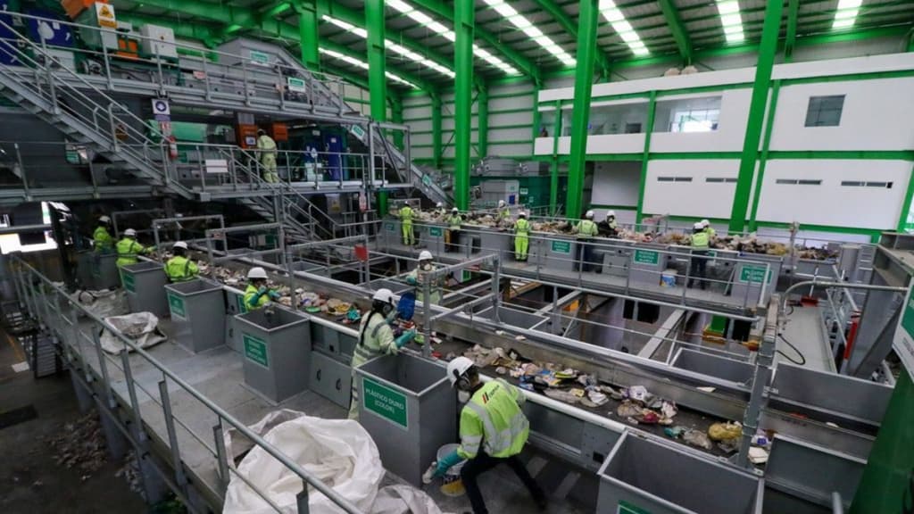 planta de separación de residuos en CDMX