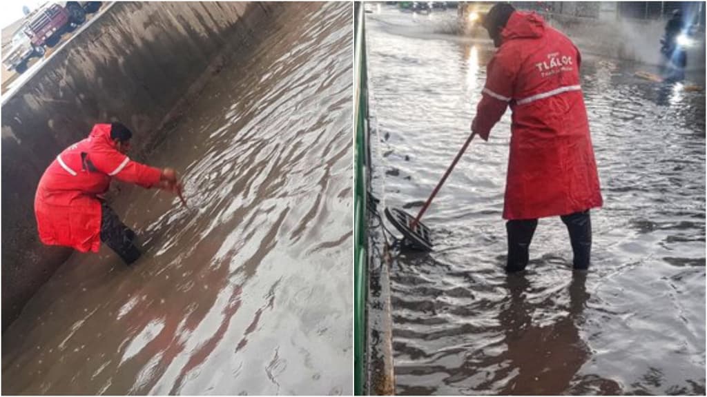 inundaciones en la Vía Morelos