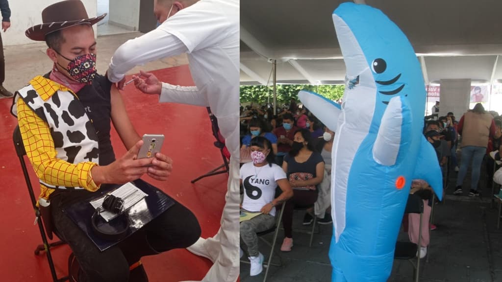 vacunación de jóvenes en neza