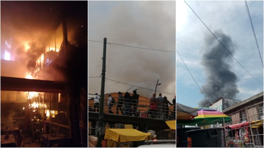 incendio en el Mercado Sonora