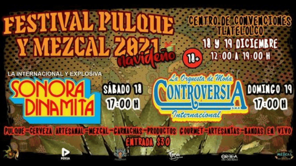 festival pulque mezcal navideño