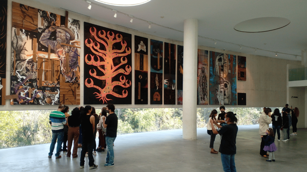 mural colaborativo cherán MUAC