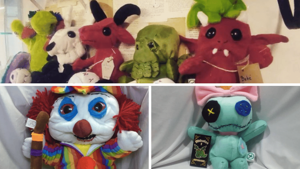 muñecos monstruos siniestro esponjoso