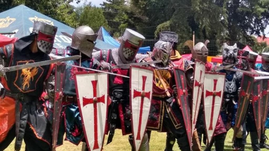 festival medieval en el Bosque de Aragón