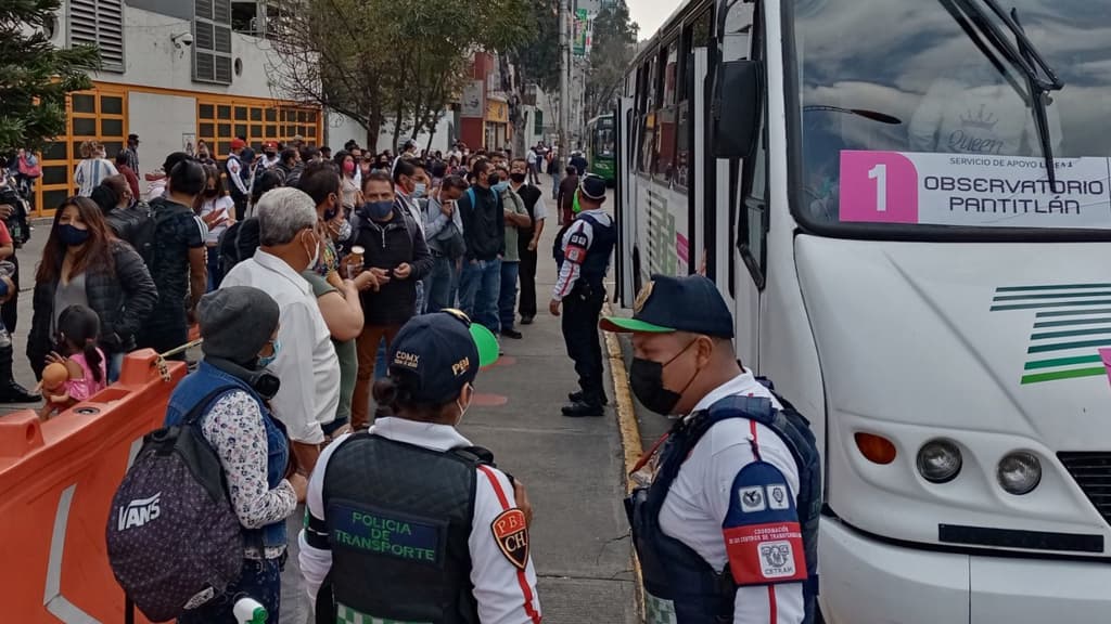 operativo por cierre de la Línea 1