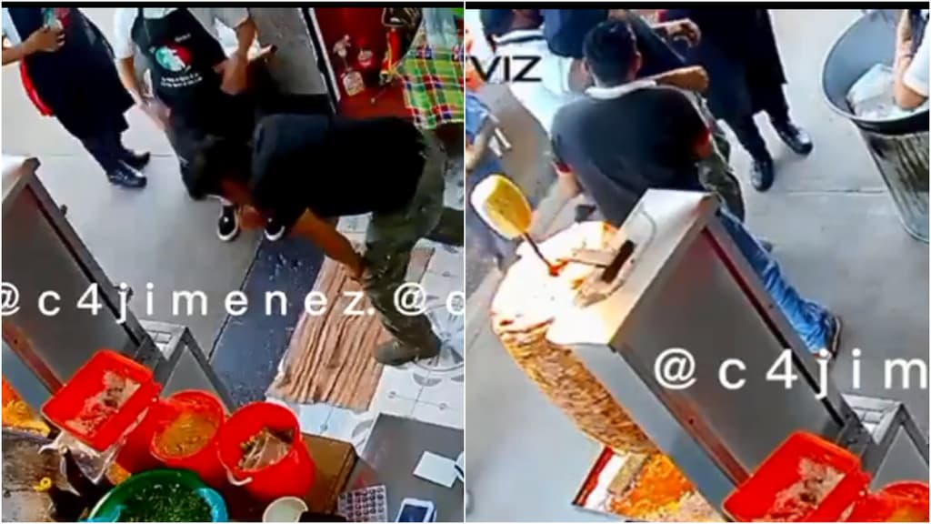 taquero salvó a una persona de ahogarse