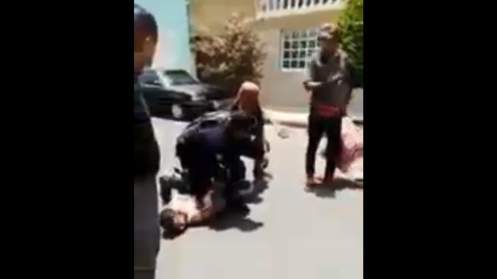 asaltante llora al ser detenido