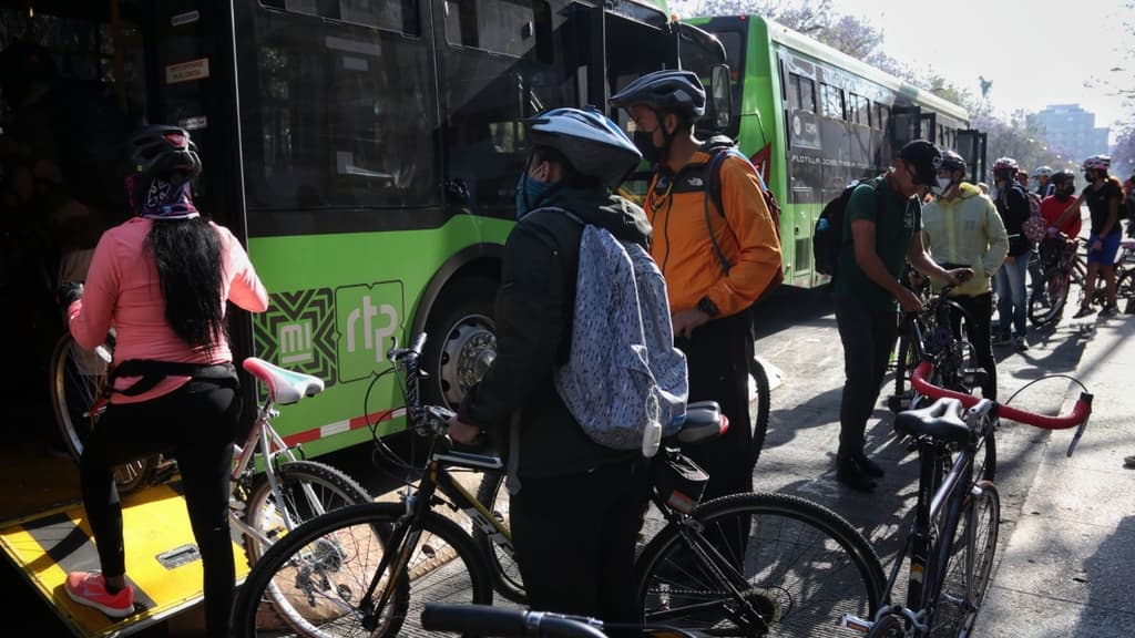 subir con tu bici al transporte público