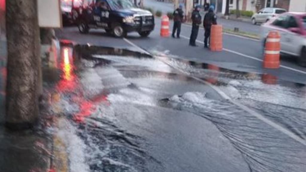 colonias afectadas por fuga de agua