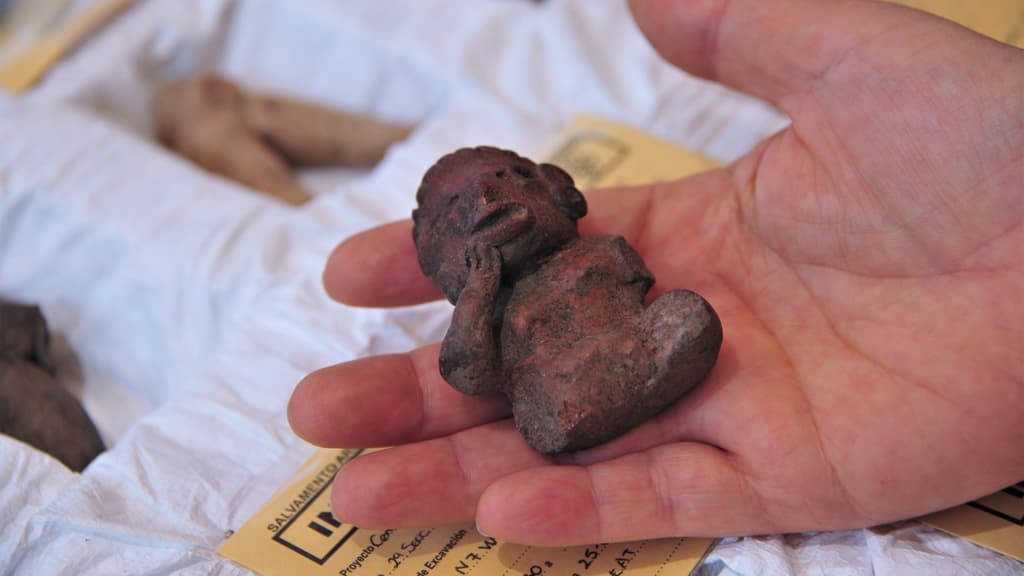 descubrimiento arqueológico en el Bosque de Chapultepec