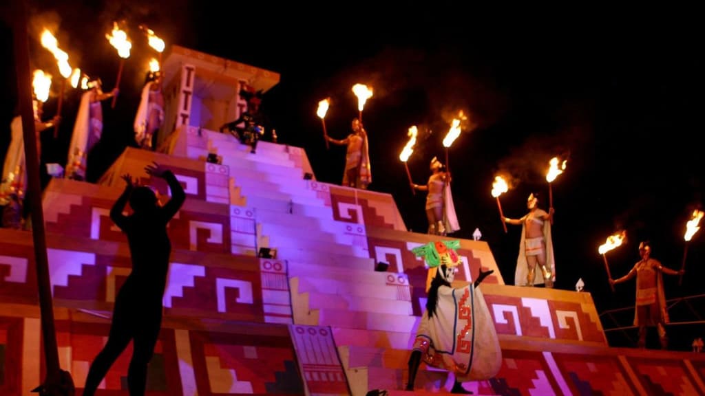 Espectáculo de La Llorona en Cuemanco.