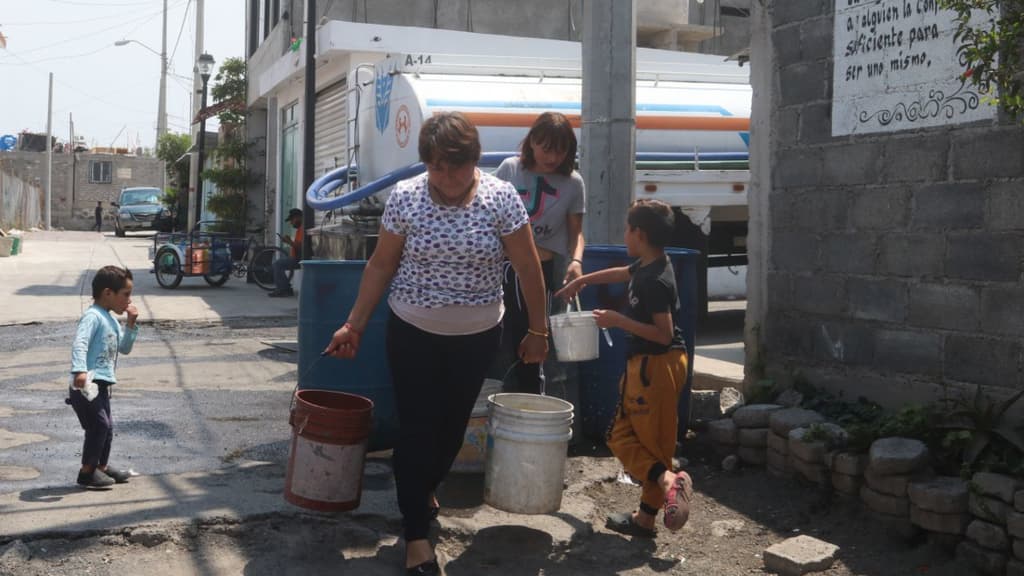 reducción de agua en la CDMX