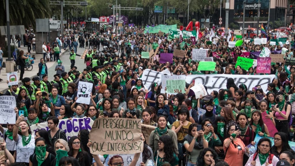 Marchas por el 28S en CDMX