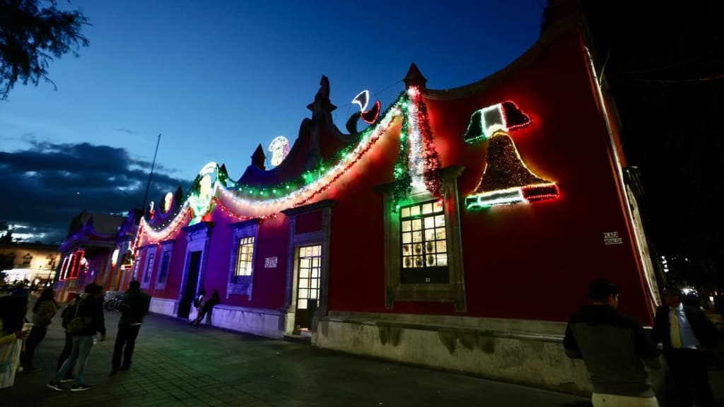 alumbrado patrio en Coyoacán