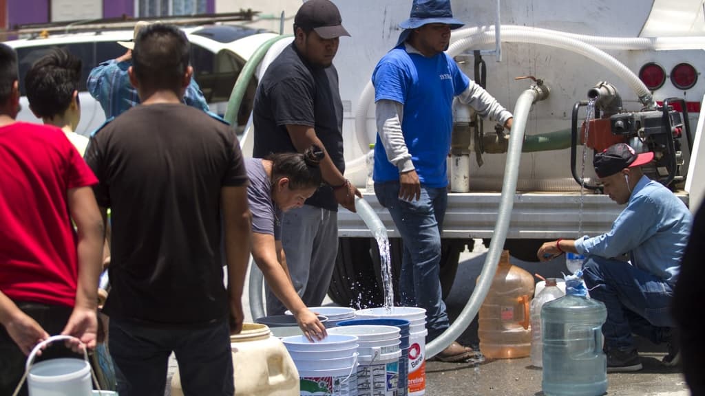 corte de agua en alcaldía Iztapalapa