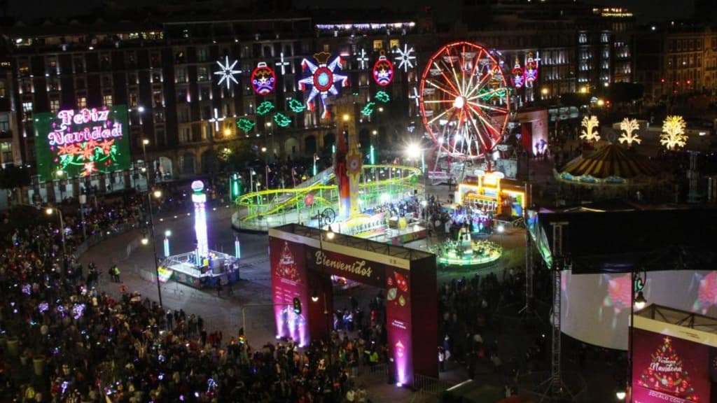 verbena navideña en el Zócalo 2022