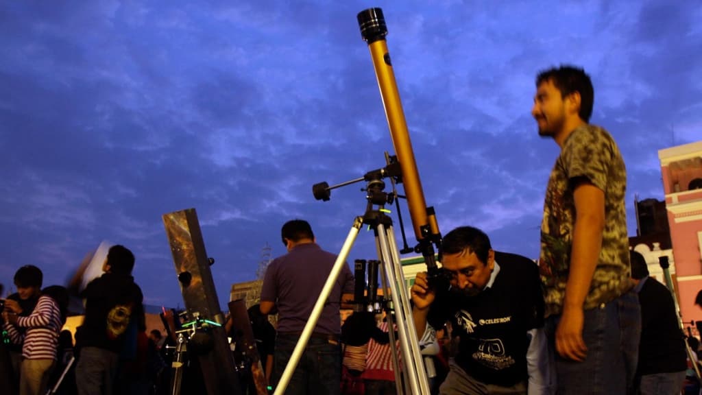 Noche de las Estrellas en el Zócalo