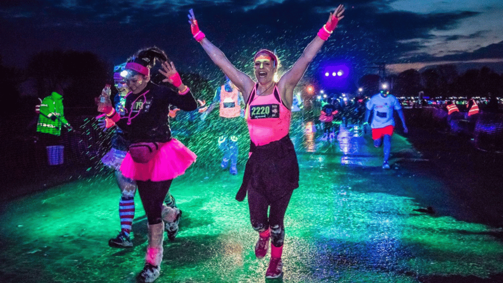 carrera nocturna bosque Aragón