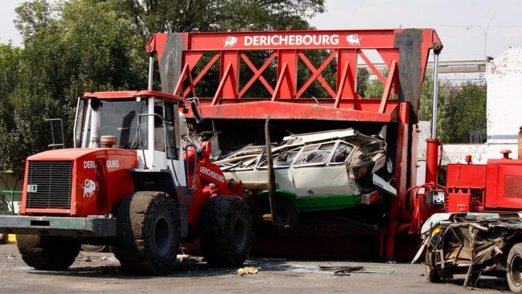 chatarrización de microbuses