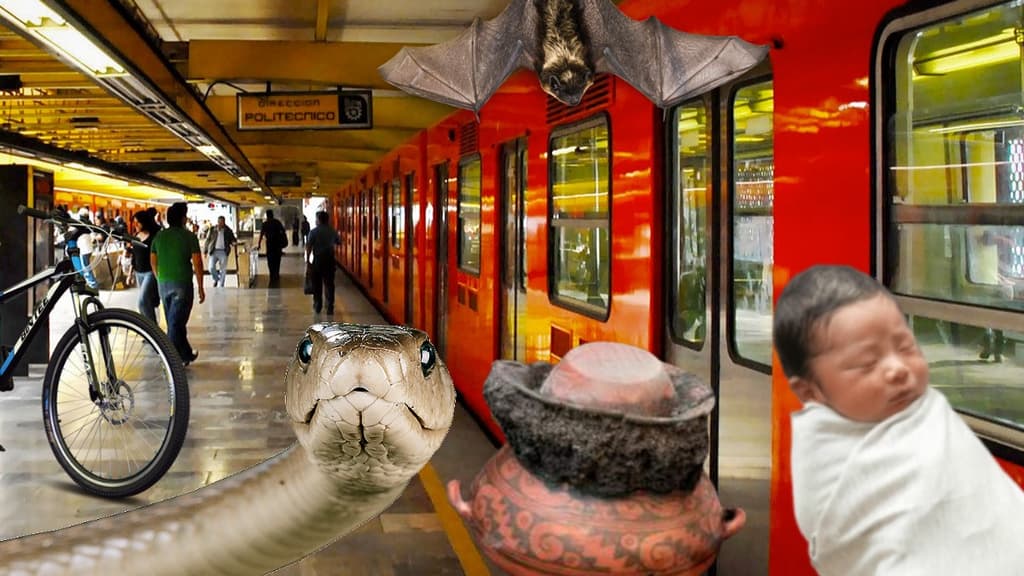 Momentos locos en el metro de CDMX durante 2022