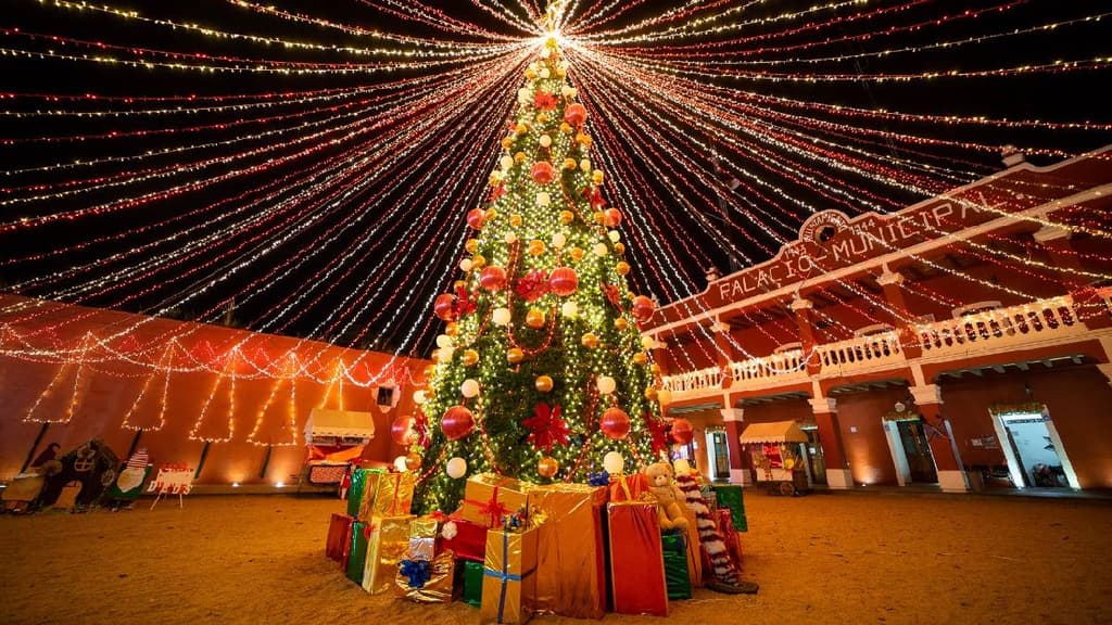 Festival de navidad cerca de CDMX
