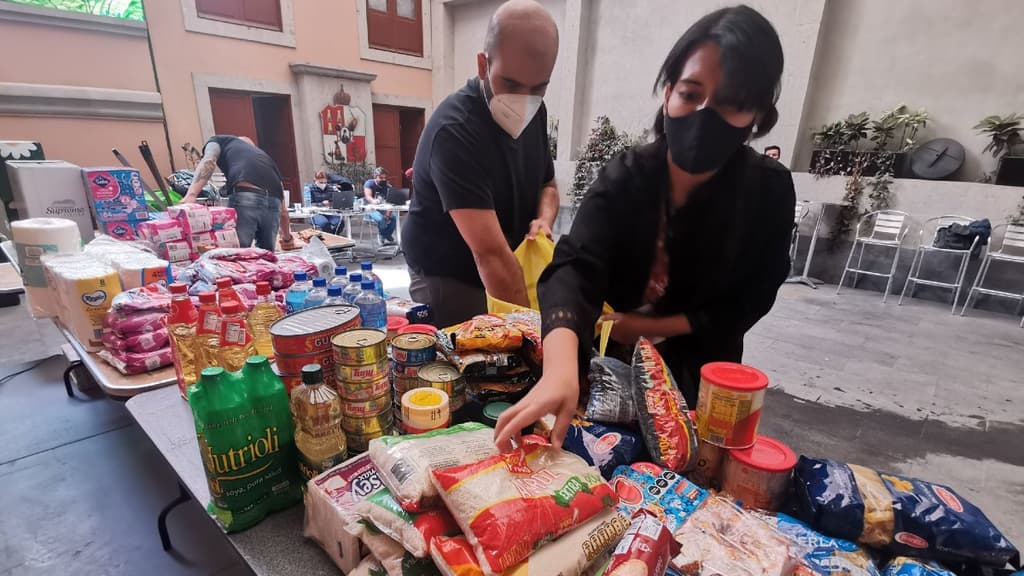 Centro de acopio para Turquía en CDMX