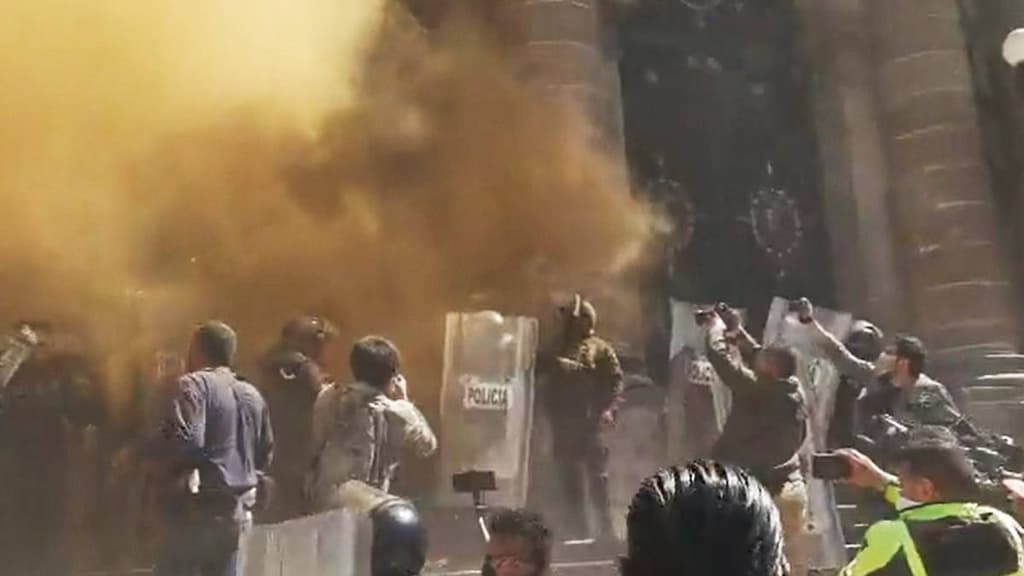 Manifestaciones en el Congreso de CDMX