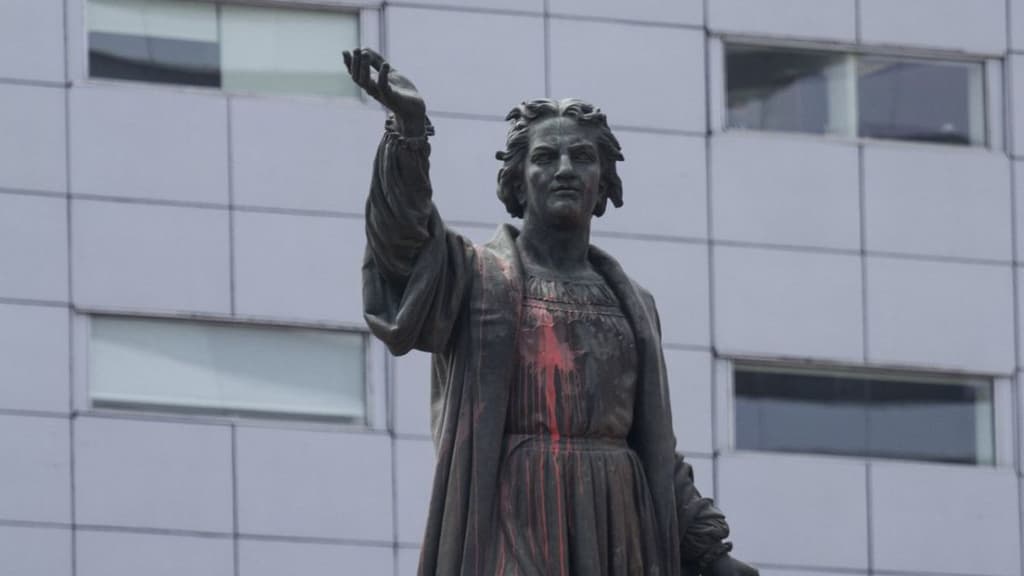 Estatua de Colón se va a Tepotzotlán y estos es lo que habrá en su lugar.
