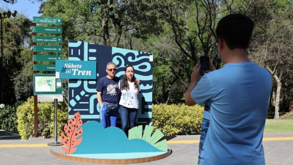 Exposición del Tren Maya CDMX.