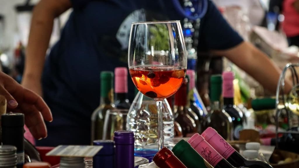 Festival del mezcal, queso y vino.