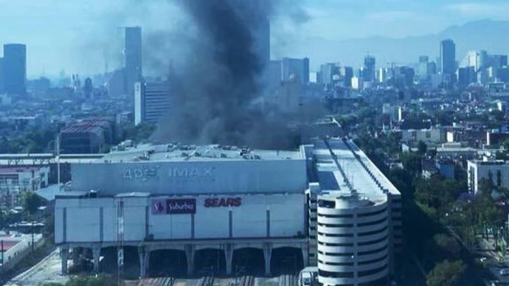 Incendio en Forum Buenavista